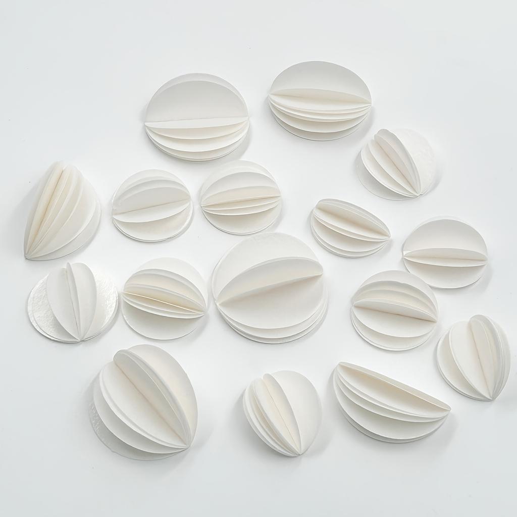 3D Round Cake Decorations, 120/160/210pcs DIY Swan and Rose Flower Shaped Cake Borders, Spherical Baking Decorations