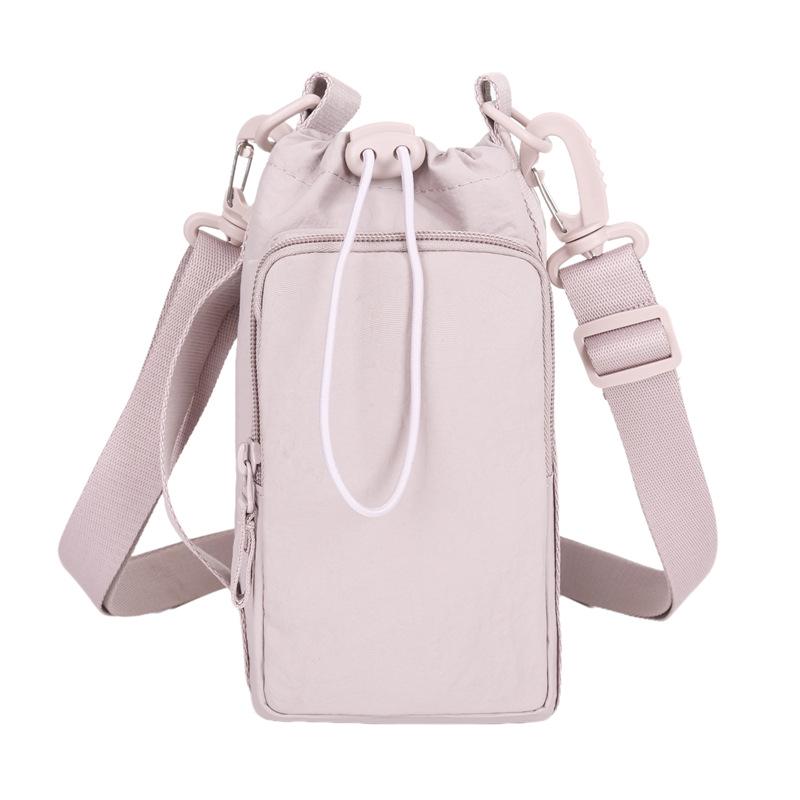 Unisex Crossbody Water Bottle & Phone Bag - Portable Outdoor Sports Storage Bag