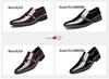 2025 Spring Men's Korean Style Fashion Casual Leather Shoes - Patent Leather Business Shoes
