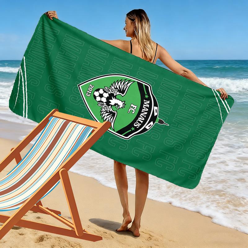 MANAUS FC Print Beach Towel, Large Soft Quick Dry Towel for Beach Camping Swimming