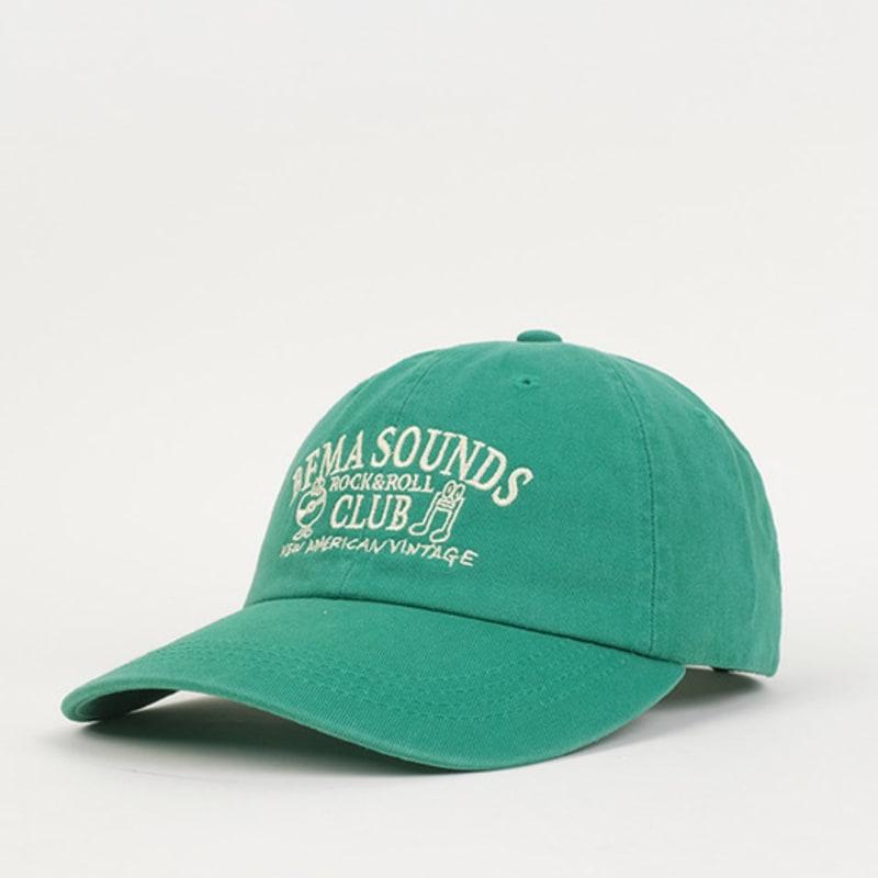 BALLOON FRIENDS MESSY ADVENTURE BFMA Sounds Rock&Roll Club Washed Ball Cap Kelly Green