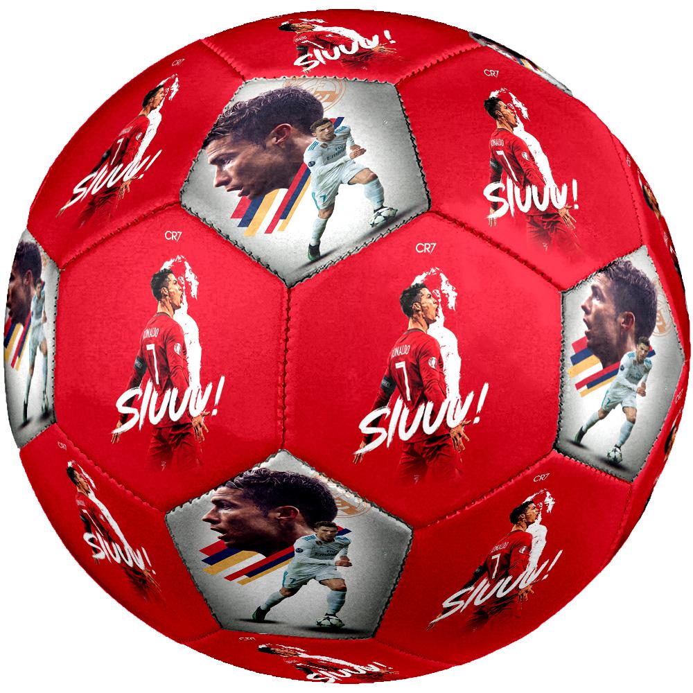 Ronaldo's Cr7 Football Legend Size 5 Football Machine Sewn Indoor/Outdoor Training and Matches Unique Gift for Soccer Lovers