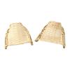 Natural Lightweight Handwoven Drying Handmade Trendy Kitchen Supplies Dustpans Vegetable Storage Tray Bamboo Basket