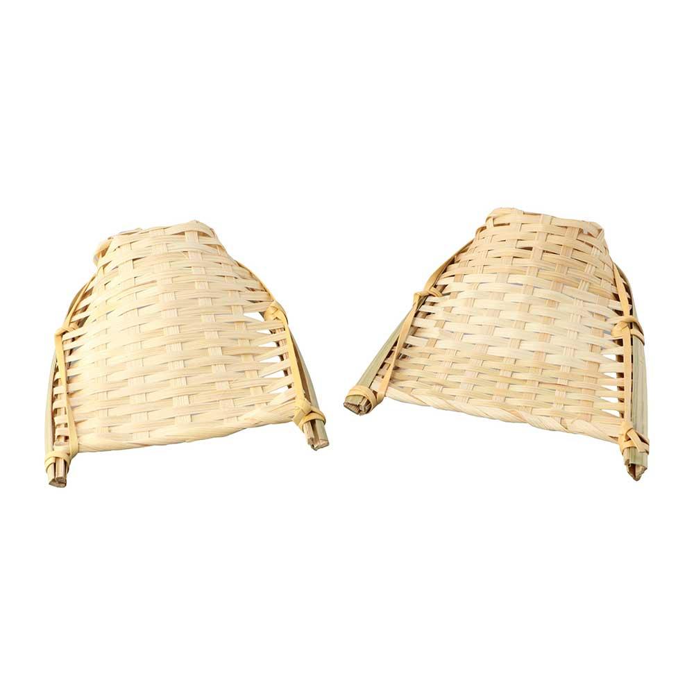 Natural Lightweight Handwoven Drying Handmade Trendy Kitchen Supplies Dustpans Vegetable Storage Tray Bamboo Basket