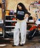 THEVINYLHOUSE Cowboy Pictogram Raglan Ls Tee Khaki