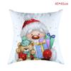 Cartoon Santa Snowman Living Room Pillowcase Christmas Bear Home Sofa Cushion Cover Noel Dog Birth