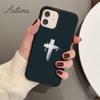 Christ Jesus Bible Verse Cross Phone Case for iPhone 17 Air 15 16 11 12 13 14 Pro Max Plus coque Fundas Shell