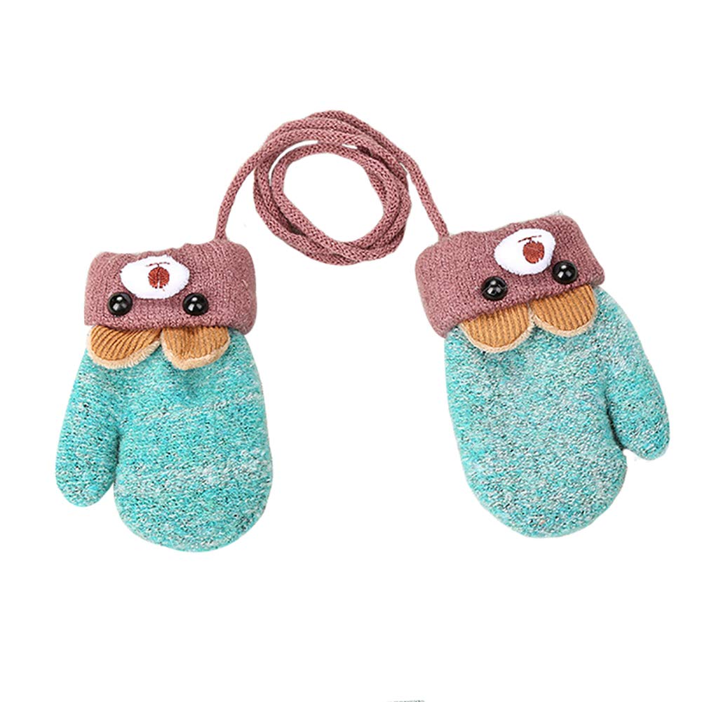Knit Baby Boys and Thick with Animal Perfect for Outdoor Play in the Cold Perfect for School or Ages [eipatu] Kids' Mittens, Girls, Bear, Warm,