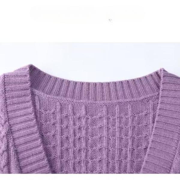 Sweater Vest Women Sleeveless v-Neck Knitted Vests Pullover Vest Female Jumper Pull Femme