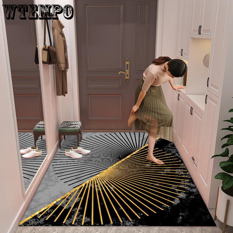 Heim Fußmatte Tür Schmutzabweisender Teppich Schlafzimmer Bettseite Pflegeleicht Wohnzimmer Badezimmer Fußmatte