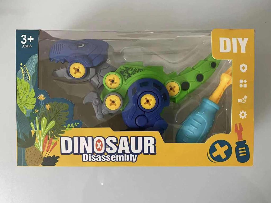 DIY Tyrannosaurus Rex Educational Toy Egg - Assemble & Disassemble Building Blocks for Children
