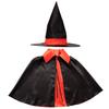 Clearstone Cosplay Halloween Two-Color Reversible Cape, Unisex, Red