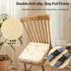 Booster Seat for Dining Table Printed Pattern Kids Booster Seat with Safety Buckles Anti-Slip Bottom Heightening Cushion