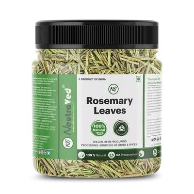 Foglie di rosmarino NeutraVed (200 grammi) | Rosmarino di Grado Premium per Cucinare, Cura dei Capelli e Perfetto per Pasta, Zuppe, Insalate, Pollo e Tisane
