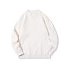 Men's Trendy Loose Round Neck Sweater - Spring/Autumn Solid Color Knitwear, Hong Kong Style Casual Outerwear