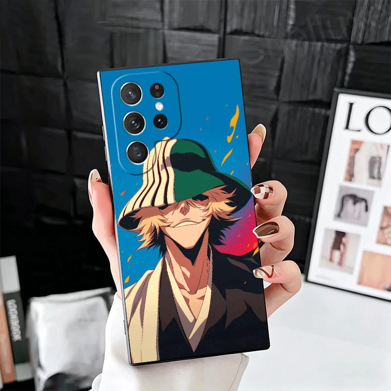

Bleach Kisuke Urahara Soft Phone Case for Samsung Galaxy S26 S25 Edge S24 Ultra S23 Plus S22 S21 FE S20 Black Cover Back Shell Samsung S26
