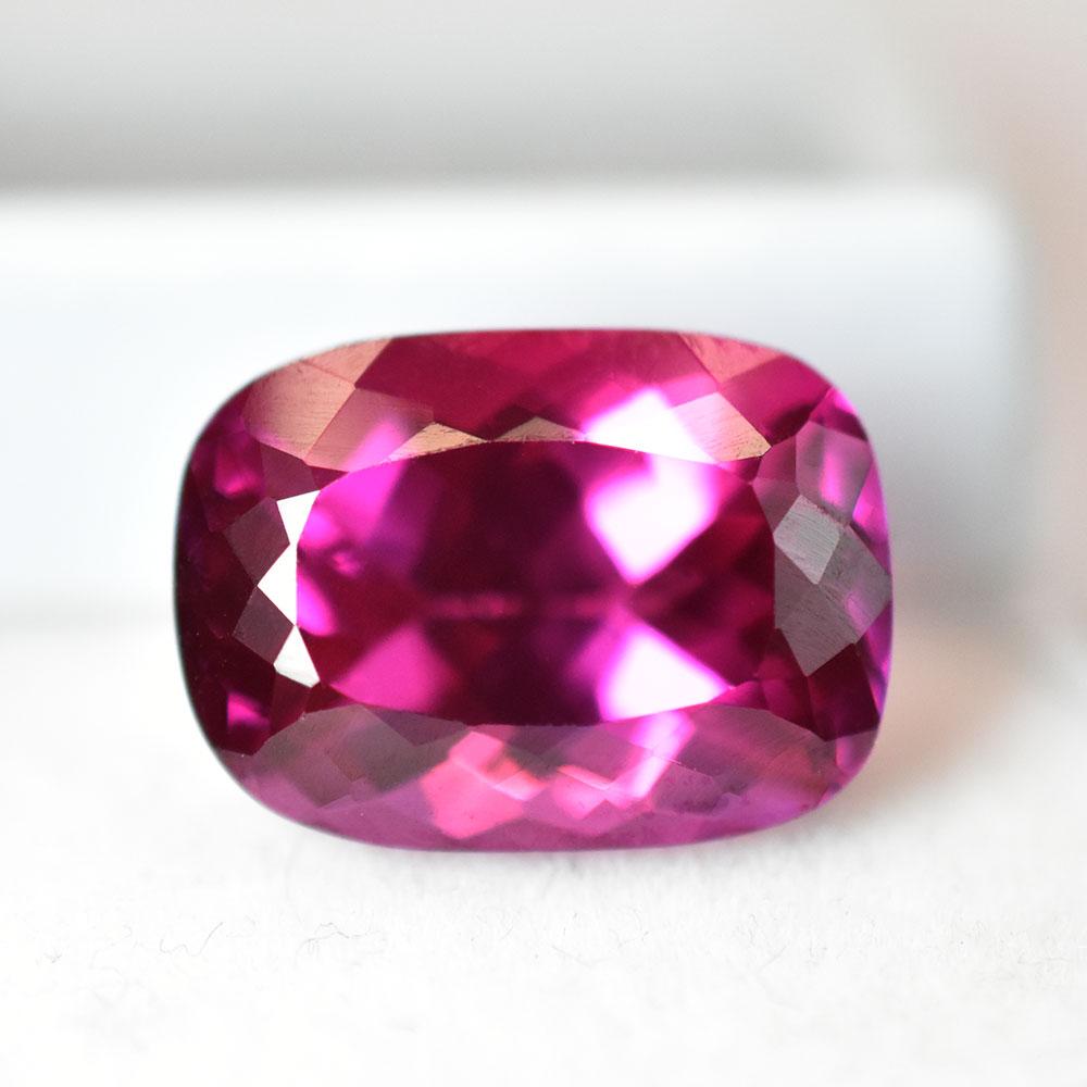 10.90 Ct Natural Pink Sapphire Cushion Cut Certified Flawless Loose Gemstone