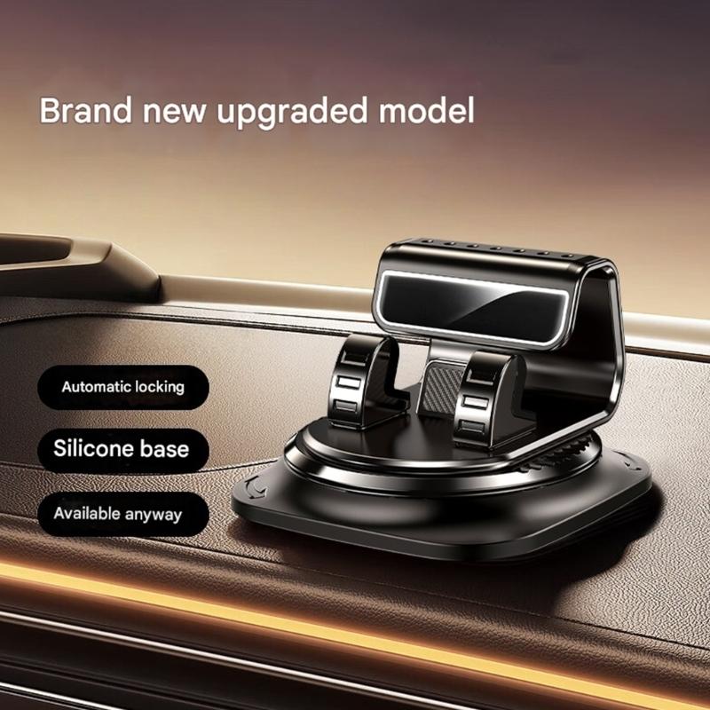 Easy Installation 360 Degree Rotating Holder Bracket Car Phone Holder Dashboard Mount Holder for Most Cellphone Models