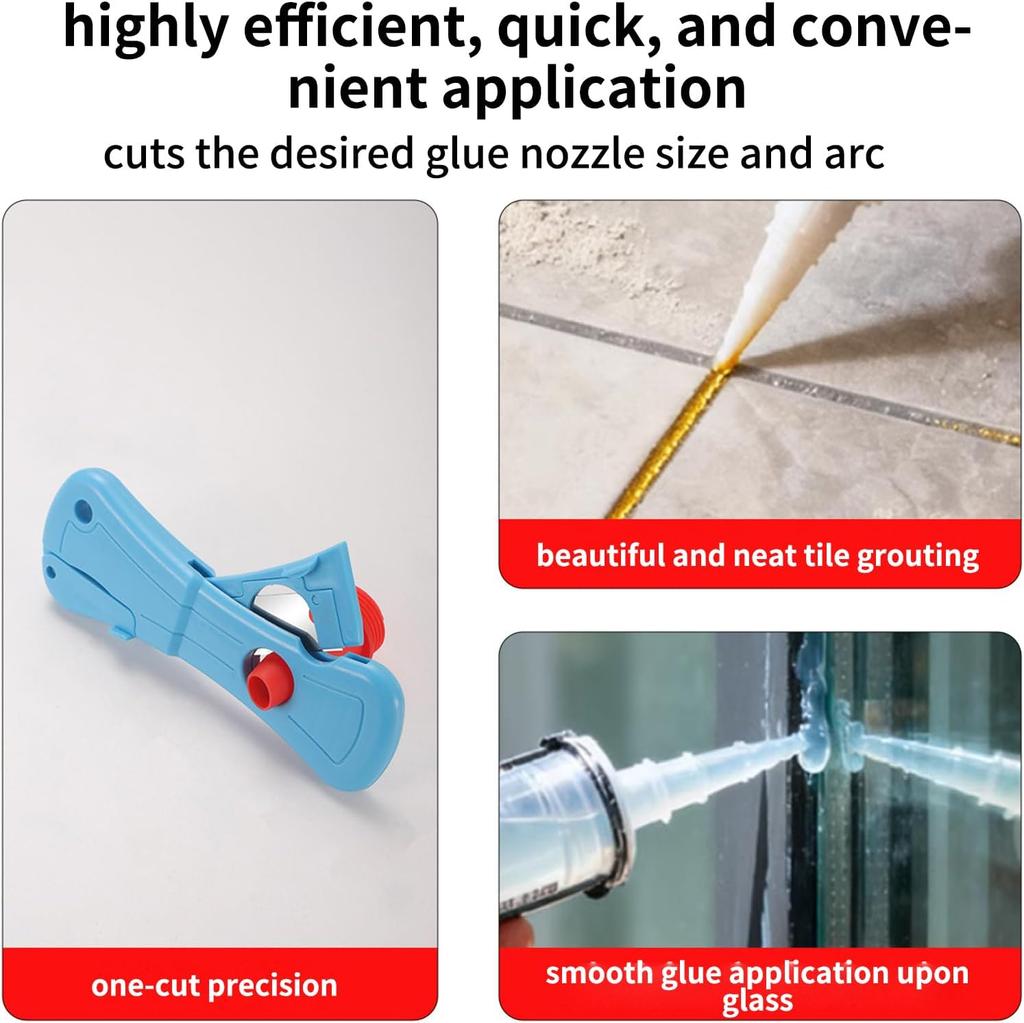 Glue Tube Tip Cutter - Manual Cartridge Tip Cutting Tool, Caulking Tube Cutter Cartridge Tip Cutter Pocket Sealant Cutting Tool