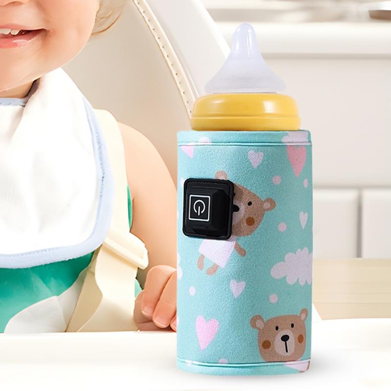 Bottle Warmer Sleeve 3 Temp Adjustable Car Bottle Warmer Fast Heating Travel Accessories Lightweight Protective Sleeve For