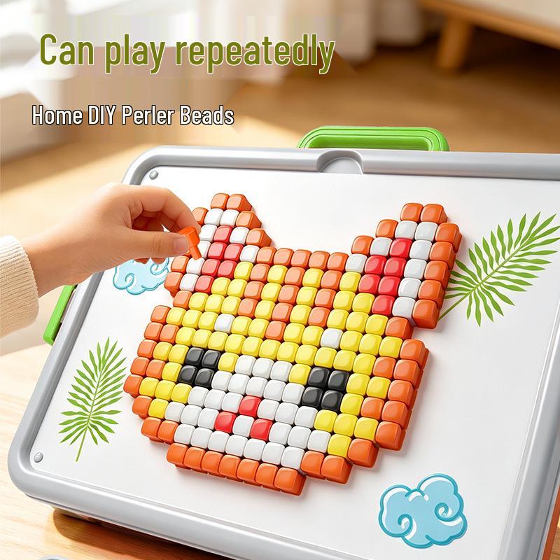 3D Mushroom Nails Puzzle Toy for Kids: DIY Educational Insert Board & Building Blocks