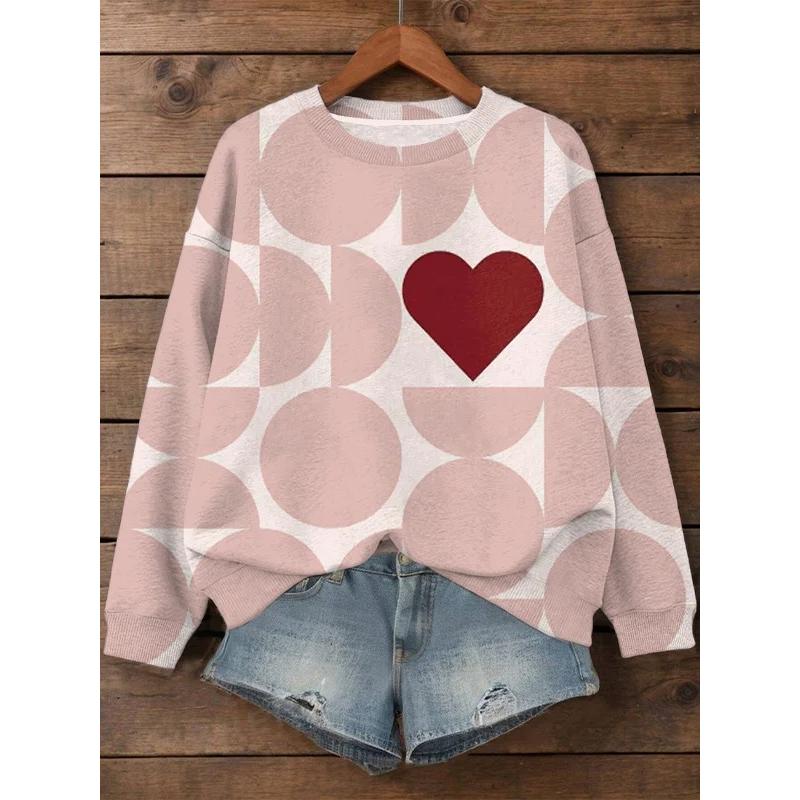 Fashion Women's Art Printed Sweatshirt 3D Print O-Neck Long Sleeve Tops Summer Casual Women's Clothing Apparel Y2K Streetwear