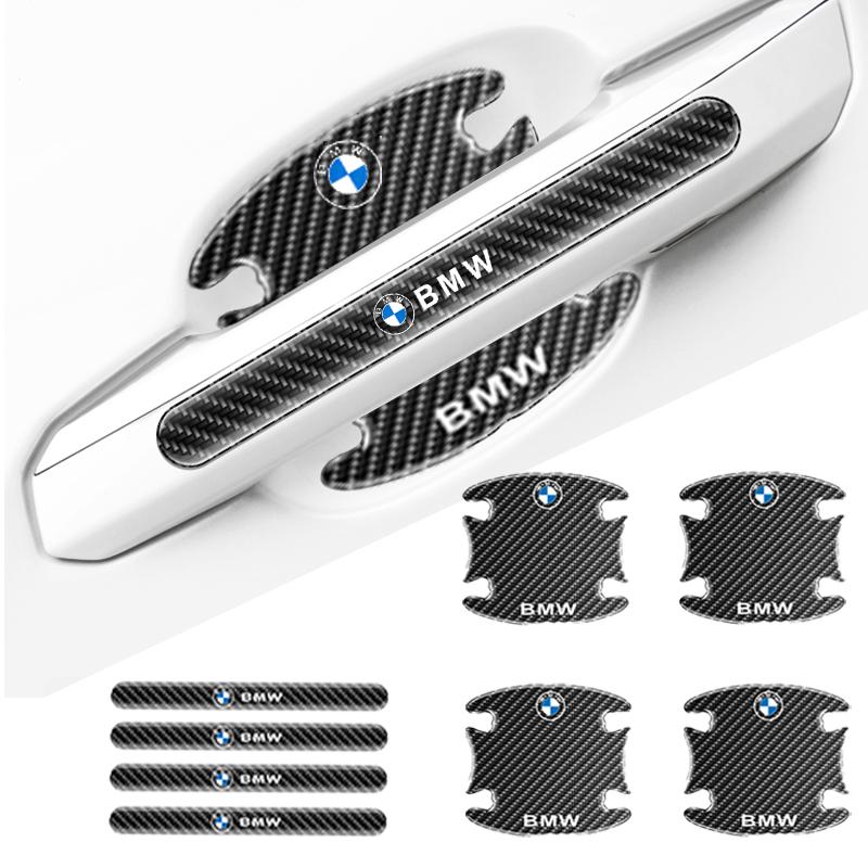 Carbon Fibre TPU Car Anti-scratch Door Bowl Sticker, Handle Sticker for BMW X1 X2 X3 X5 X4 X6 X7 G30 G20 G32 G11 G12 F40 F30 F20