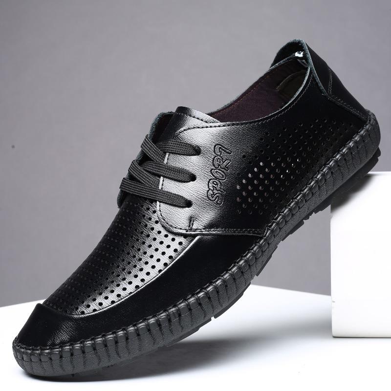 Fashion Summer British Fashion Luxury Leather Men's Loafers Designer New Soft Sole Business Men's Formal Shoes Sapatos Para Hombre
