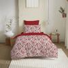 Complete Reversible Duvet Cover Pack for 90 X 190 Cm Bed Bérengère Red