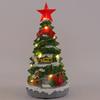 Musical Christmas Tree Tabletop Ornament Christmas Decorations Holiday Music Box Ornament for Home Tabletop Decoration