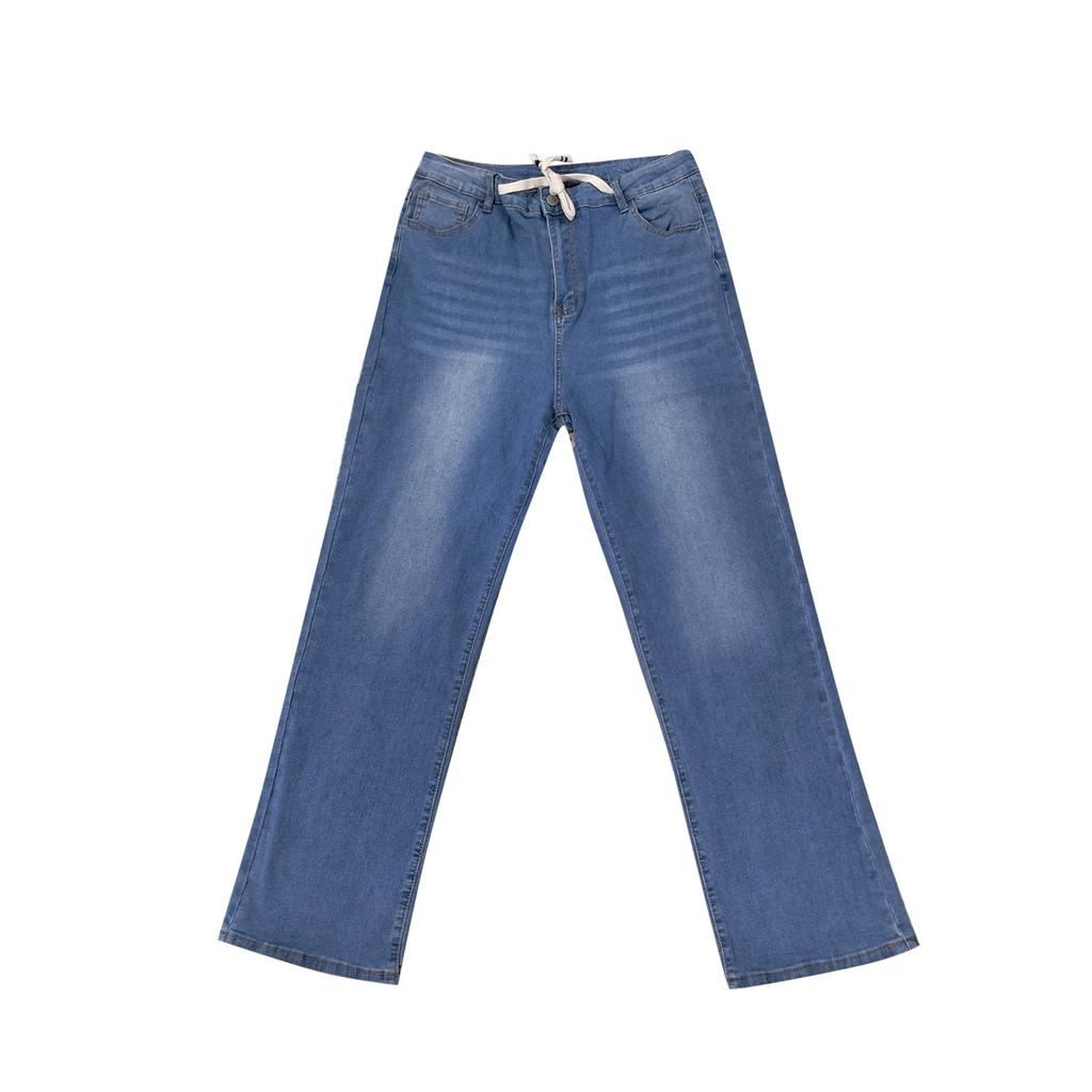 Women's Denim Classic Versatile High Waist Fashionable Trousers