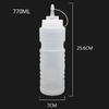 Restaurant Grade Plastic Squeeze Bottle for Condiments In 1100ML Capacity