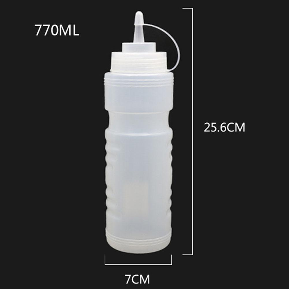 Restaurant Grade Plastic Squeeze Bottle for Condiments In 1100ML Capacity