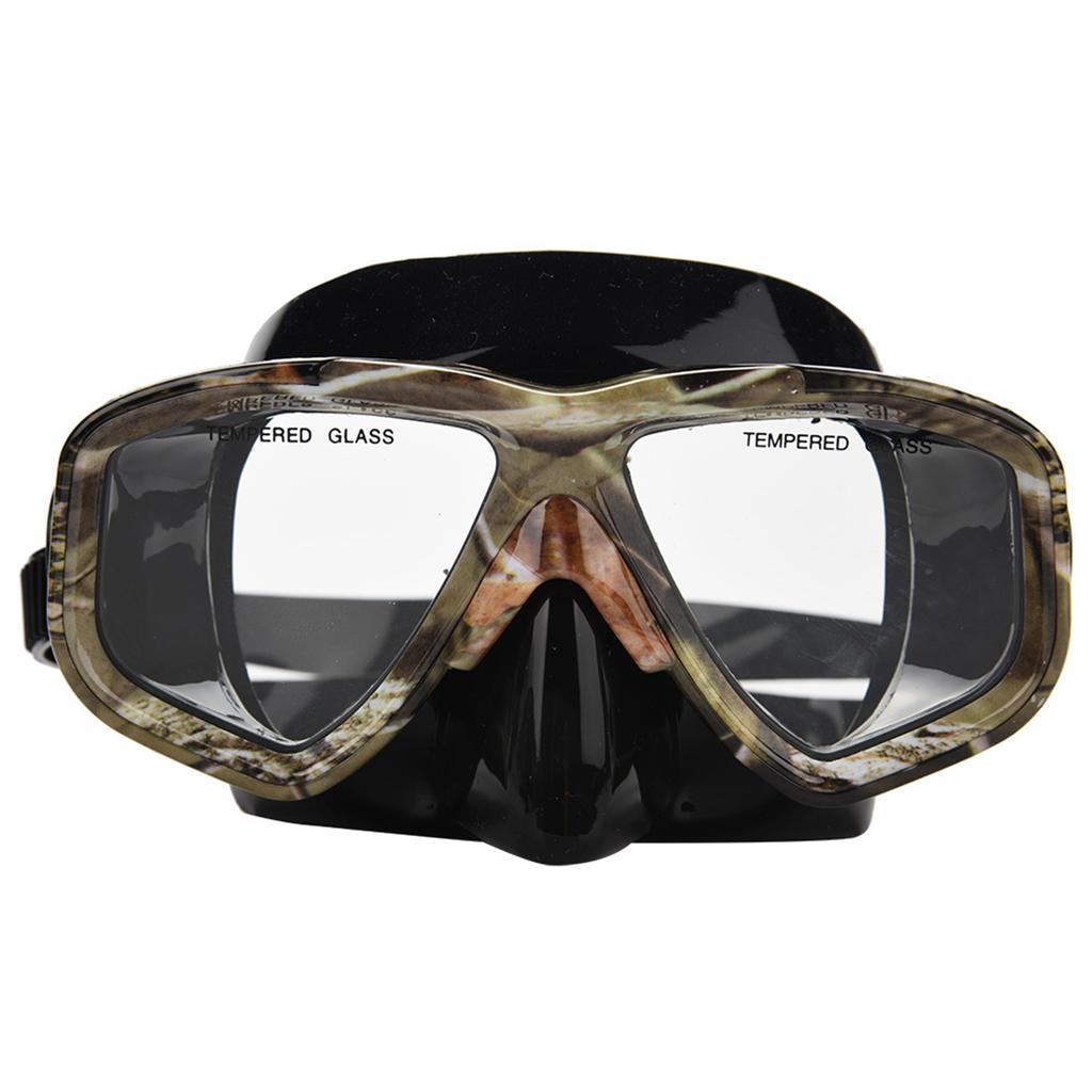 Yon Sub Snorkeling Goggles Eye Protector Air Tube Swimming Breathing Valve (Camo)