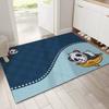 Entrance Doormat Panda Rabbit Pattern Room Decoration Carpet Living Room Wear-resistant Dirt Resistant Rug Home Decoration