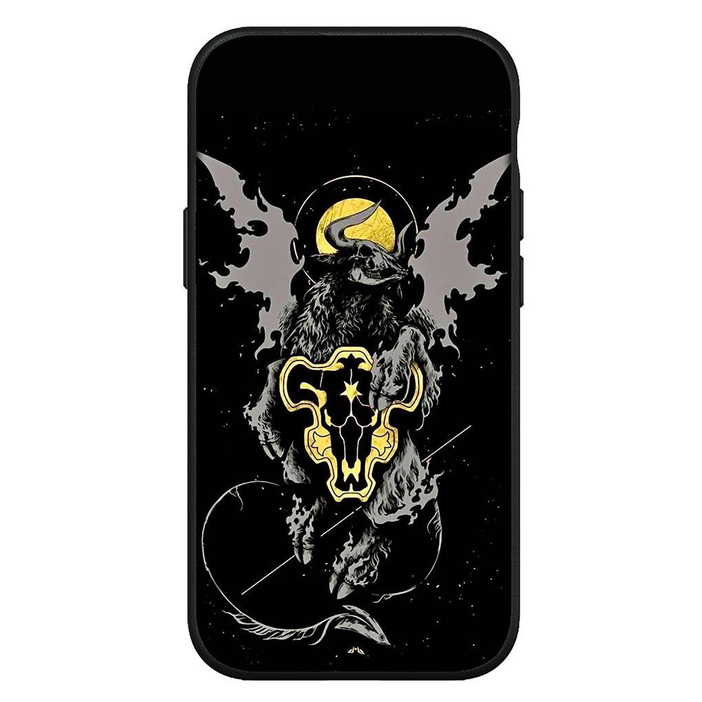 For iPhone 15 14 Xiaomi Redmi Note 13 12 11 Pro Max X 8 7 XR Samsung Galaxy A34 A15 S24 S23 Huawei OPPO A54 Black Clover Yuno Grinbellor Phone Case