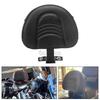 Motorcycle Accessory Rear Adjustable Driver Backrest Seat Black/Chrome Fit For Harley Heritage Softail Classic FLSTC 2007-2017