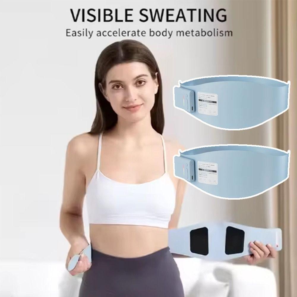 Comfortable Lazy Ab Toner Belt Abdominal Fitness Instrument  for Arms Waist Abdomen Thighs