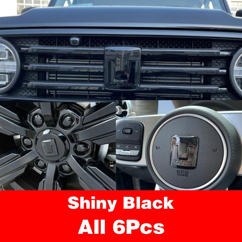 For Great TANK 300 Car Styling Plastic Car Stickers Car Rear Emblem Front Grille Badge High-end Decals Auto Exterior Decoration