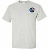 NASA Death Star Small Chest Logo T-shirt Space Shuttle Astronaut UFO Mars Tee