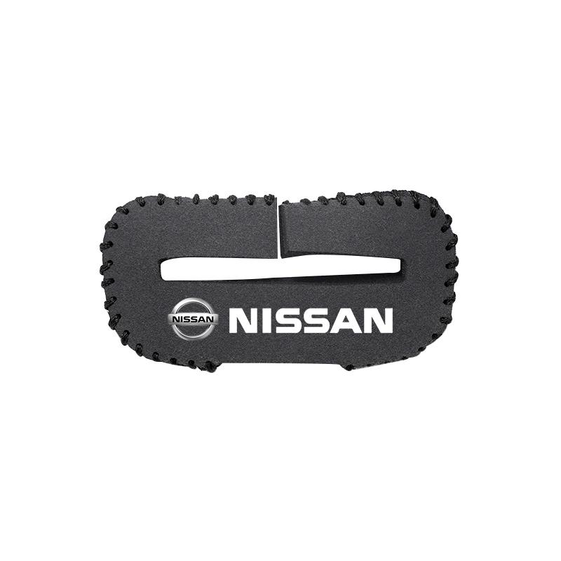 Car Logo Seat Safety Belt Buckle Cover Interior Accessories For Nissan Qashqai J11 J12 Sylphy N7 Teana Note Navara Juke GTR Leaf Y12