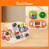 Baby Montessori Wooden Busy Board With Educational Blocks For Toddler Handeye Coordination