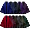 Mantellina Corta Set Cosplay Multicolore Retro Collo a Sciarpa Halloween Comic Con Costume per Role Play