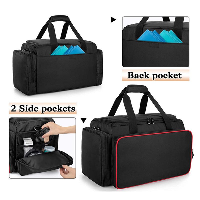 Customized Polyester Cosmetic Bags Case Hair Styling Tools Carrying Bag for Travel Hair Scissors Case Totebags Hair Dryer Bags