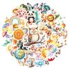 35-100pcs Fairy Tale Stickers Pvc Aesthetic Stationery Decorative Scrapbooking Luggage Laptop Cup Graffiti Decals Supplies