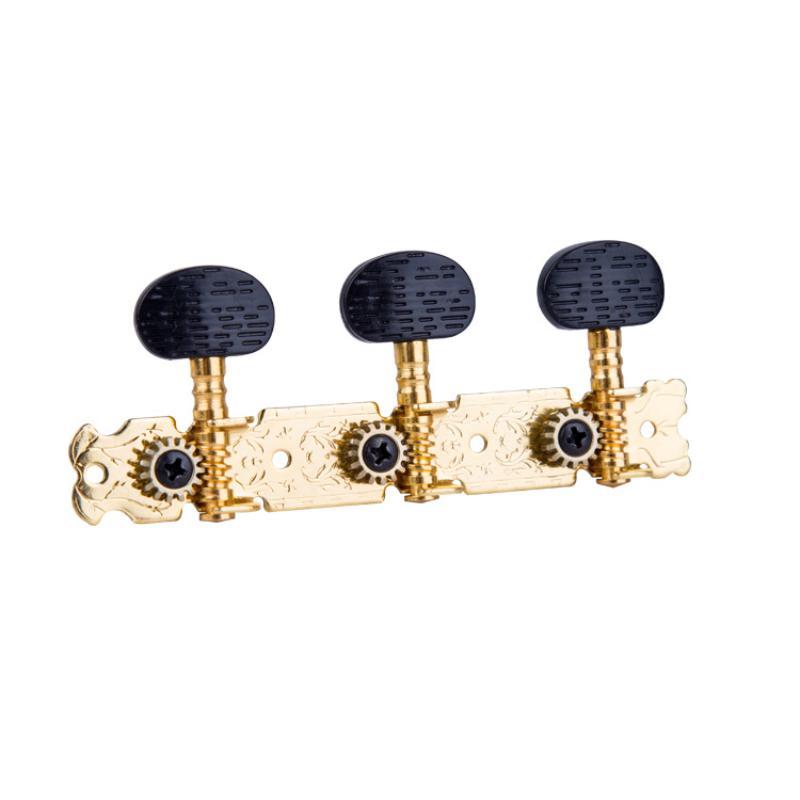 1 Pair 3L 3R Gold Plated Classical Guitar Tuning Pegs Machine Heads Tuning Keys Tuners Guitar Accessories