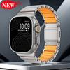 Stainless Steel+Rubber Band for Apple Watch Ultra 3 49mm Series 11 10 46mm Outdoors Wrist Strap for IWatch 9 8 7 6 SE3 44mm 45mm