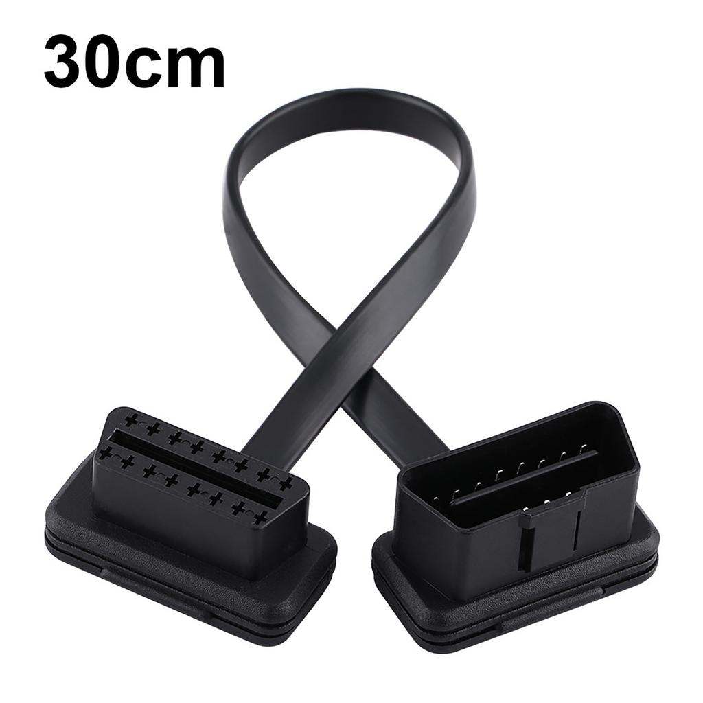 Car Auto 16 Pin Male To Female OBD2 Extension Cable Diagnostic Adapter 30cm12inch Length