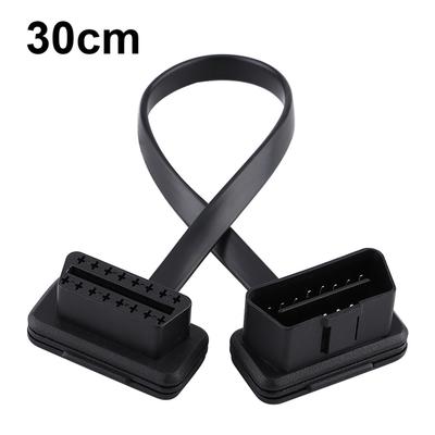 Auto Auto 16 Pin Stecker auf Buchse OBD2 Verlängerungskabel Diagnoseadapter 30cm 12 Zoll Länge