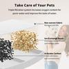 8 Replacement Filters for Stainless Steel Dog Water Fountain, Pet Water Fountain for Large Dogs & Multi-Cats